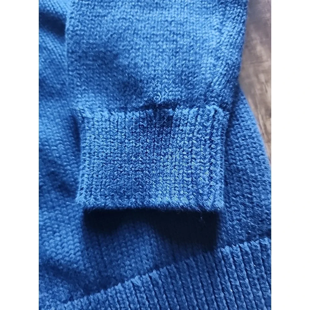 Old Navy Hoodie Sweater Dark Blue With Brown Bear- Boys Size Large 10